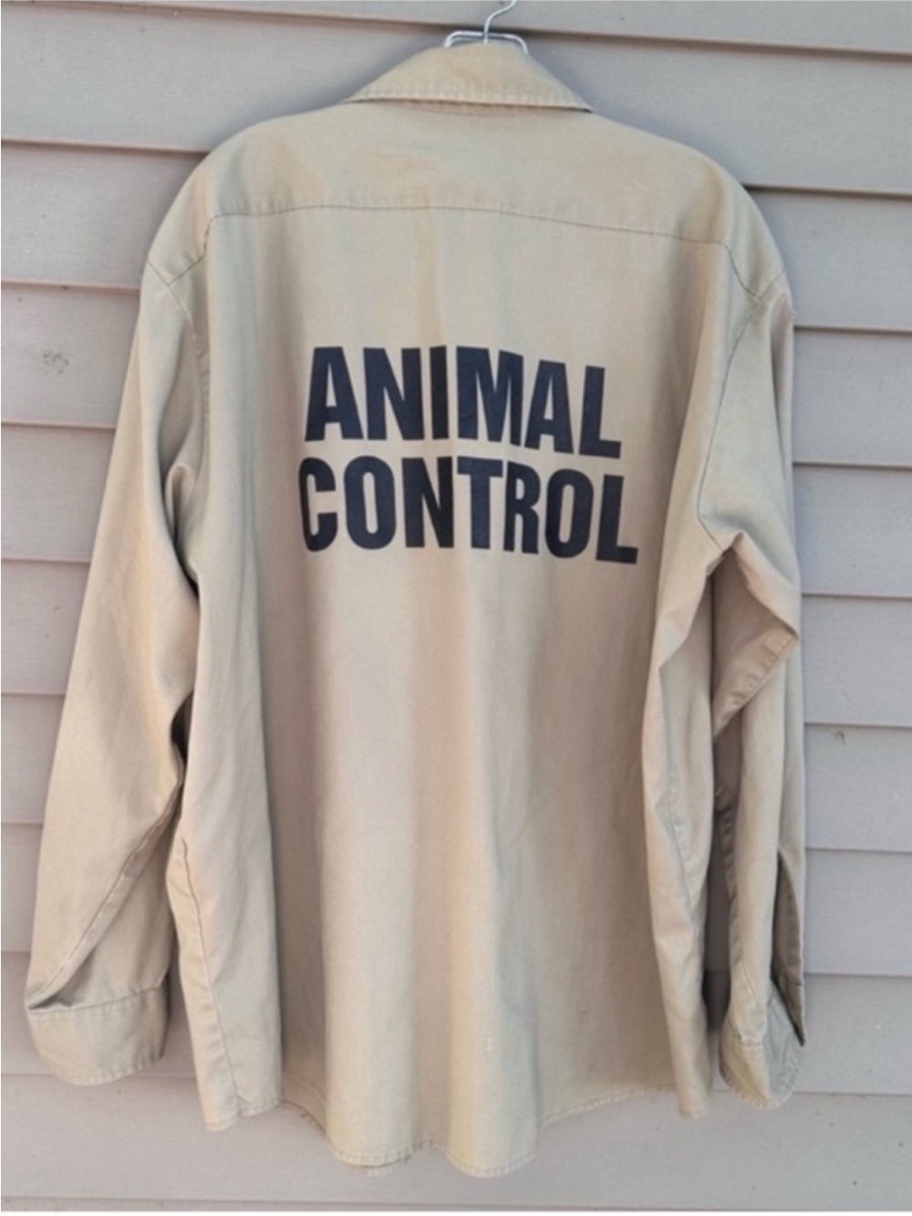 Vintage animal control officer uniform shirt XL